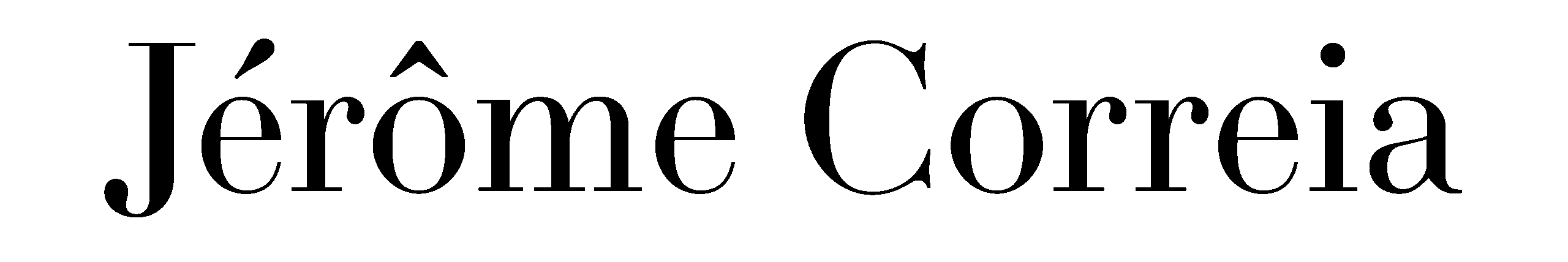 Jérôme Correia - Site title